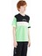 Neon Yeşil Renk Geçişli Nakışlı Oversize Erkek Çocuk T-Shirt - 11159 6