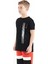 Siyah Yazı Baskılı O Yaka Standart Kalıp Erkek Çocuk T-Shirt - 11119 4