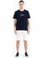 Lacivert Baskılı O Yaka Standart Kalıp Erkek T-shirt - 88212 2