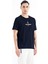 Lacivert Baskılı O Yaka Standart Kalıp Erkek T-shirt - 88212 4