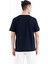 Lacivert Baskılı O Yaka Standart Kalıp Erkek T-shirt - 88212 5