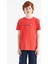 Coral Baskı Detaylı O Yaka Standart Kalıp Erkek Çocuk T-Shirt - 11117 1