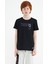 Lacivert Baskı Detaylı O Yaka Standart Kalıp Erkek Çocuk T-Shirt - 11145 1