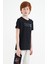 Lacivert Baskı Detaylı O Yaka Standart Kalıp Erkek Çocuk T-Shirt - 11145 4