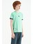 Su Yeşili Baskılı Standart Kalıp O Yaka Erkek Çocuk T-Shirt - 11097 3