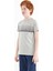 Gri Melanj Yazı Baskılı O Yaka Standart Kalıp Erkek Çocuk T-Shirt - 11149 6