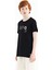 Siyah Baskı Detaylı O Yaka Standart Kalıp Erkek Çocuk T-Shirt - 11145 4
