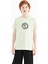 Açık Yeşil Nakış İşleme Detaylı O Yaka Standart Kalıp Erkek Çocuk T-Shirt - 11115 1