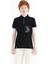 Siyah Ön Cep Detaylı Baskılı Standart Kalıp Polo Yaka Erkek Çocuk T-Shirt - 11102 1