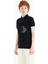 Siyah Ön Cep Detaylı Baskılı Standart Kalıp Polo Yaka Erkek Çocuk T-Shirt - 11102 6