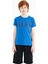 Saks Yazı Baskılı O Yaka Standart Kalıp Erkek Çocuk T-Shirt - 11149 1