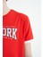 Fiesta Yazı Baskılı Standart Kalıp O Yaka Erkek Çocuk T-Shirt - 11105 4