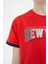 Fiesta Yazı Baskılı Standart Kalıp O Yaka Erkek Çocuk T-Shirt - 11105 5