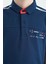 İndigo Baskı Detaylı Standart Kalıp Polo Yaka Erkek Çocuk T-Shirt - 11140 3