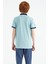 Açık Mavi Baskılı Cep Detaylı Standart Kalıp Polo Yaka Erkek Çocuk T-Shirt - 11144 7