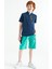 İndigo Baskılı Cep Detaylı Standart Kalıp Polo Yaka Erkek Çocuk T-Shirt - 11144 4