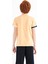 Kavun Içi Yazı Baskılı Standart Kalıp O Yaka Erkek Çocuk T-Shirt - 11105 8