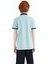 Açık Mavi Baskı Detaylı Standart Kalıp Polo Yaka Erkek Çocuk T-Shirt - 11154 8