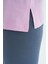 Pembe O Yaka Yazı Baskılı Düşük Omuz Oversize Kız Çocuk T-Shirt - 75115 7
