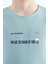 Açık Mavi Baskı Detaylı O Yaka Standart Kalıp Erkek Çocuk T-Shirt - 11117 4