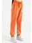 Oranj Yazı Nakışlı Standart Kalıp Jogger Kız Çocuk Eşofman Alt - 75120 5