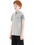 Gri Melanj Kol Baskı Detaylı Standart Kalıp Polo Yaka Erkek Çocuk T-Shirt - 11093 4