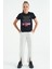 Tommy Life Siyah O Yaka Yazı Baskılı Rahat Form Kısa Kollu Cropped Kız Çocuk T-Shirt - 75118 5