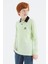 Açık Yeşil Polo Yaka Basic Erkek Çocuk T-Shirt - 11171 1