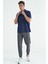 İndigo Logo Baskılı Standart Kalıp Polo Yaka Aktif Spor Erkek T-Shirt - 88252 4