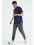 İndigo Logo Baskılı Standart Kalıp Polo Yaka Aktif Spor Erkek T-Shirt - 88252 7