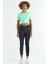 Su Yeşili Sırt Dekolteli Standart Kalıp O Yaka Kadın Crop T-Shirt - 97265 2