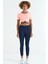 Yavruagzı Bel Bağlama Detaylı O Yaka Standart Kalıp Dalgıç Kumaş Kadın Crop T-Shirt - 97266 2