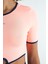 Yavruagzı Bel Bağlama Detaylı O Yaka Standart Kalıp Dalgıç Kumaş Kadın Crop T-Shirt - 97266 6