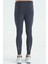 Antrasit Arka Bilek Baskı Detaylı Yüksek Bel Slim Fit Aktif Spor Erkek Tayt - 84988 7