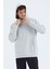 Taş Kapüşonlu Ön Dikiş Detaylı Rahat Kalıp Erkek Sweatshirt - 88277 5