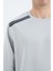 Taş O Yaka Omuz Şerit Detaylı Rahat Kalıp Erkek Sweatshirt - 88279 6