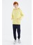Sarı Kapüşonlu Basic Erkek Çocuk Sweatshirt - 11181 2