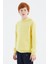 Sarı Kapüşonlu Basic Erkek Çocuk Sweatshirt - 11181 4