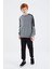 Tommy Life Gri Melanj Basic O Yaka Erkek Çocuk Sweatshirt - 11182 8