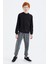 Tommy Life Siyah Basic Erkek Çocuk Sweatshirt - 11173 6