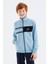Açık Mavi Dik Yaka Erkek Çocuk Sweatshirt - 11183 1