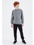 Tommy Life Gri Melanj Basic Erkek Çocuk Sweatshirt - 11173 7