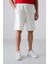 Tommy Life Ekru Pamuklu Kalın Yumuşak Dokulu Comfort Fit Basic Erkek Şort - 81261 4