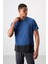 Parlament Polyester Nefes Alan Dokulu İnce Esnek Standart Fit Erkek Performans T-Shirt - 88383 5
