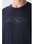 Lacivert Pamuklu Kalın Yumuşak Dokulu Oversize Fit Baskılı Erkek T-Shirt - 88329 3
