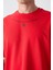 Fiesta Pamuklu Kalın Yumuşak Dokulu Oversize Fit Baskılı Erkek T-Shirt - 88343 3