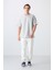 Taş Pamuklu Kalın Yumuşak Dokulu Oversize Fit Baskılı Erkek T-Shirt - 88324 2