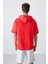 Fiesta Pamuklu Kalın Yüzeyi Dokulu Oversize Fit Basic Erkek T-Shirt - 88335 5