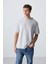 Taş Pamuklu Kalın Yumuşak Dokulu Oversize Fit Basic Erkek T-Shirt - 88352 1