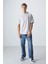 Taş Pamuklu Kalın Yumuşak Dokulu Oversize Fit Basic Erkek T-Shirt - 88352 2